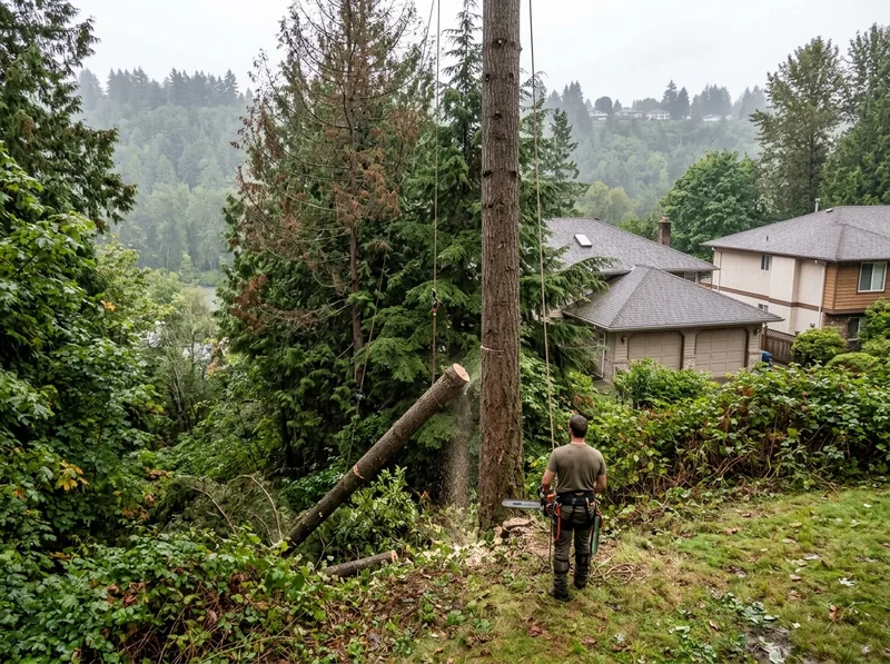 Douglas-Fir & Hemlock Removal Surrey
